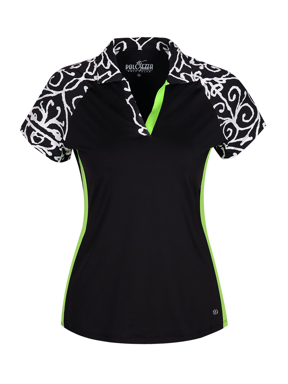 Dolcezza short sleeved top - Black Bali Redux