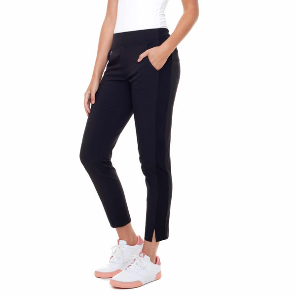 Style & Co Womens Ankle Pants Black Mid Rise Tummy Control Stretch
