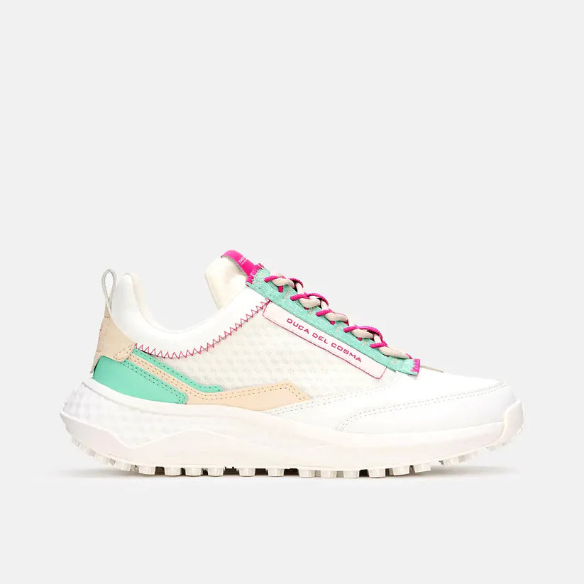 Duca del Cosma Latina Golf Shoe - White/Mint Green  NEW