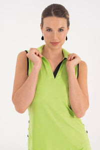 Dolcezza Sleeveless top - Lime Bali Redux
