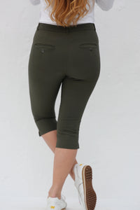 Famara pedal pushers - Moss