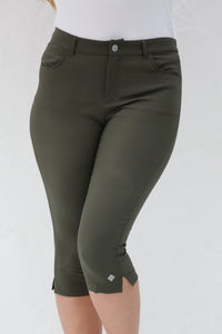 Famara pedal pushers - Moss