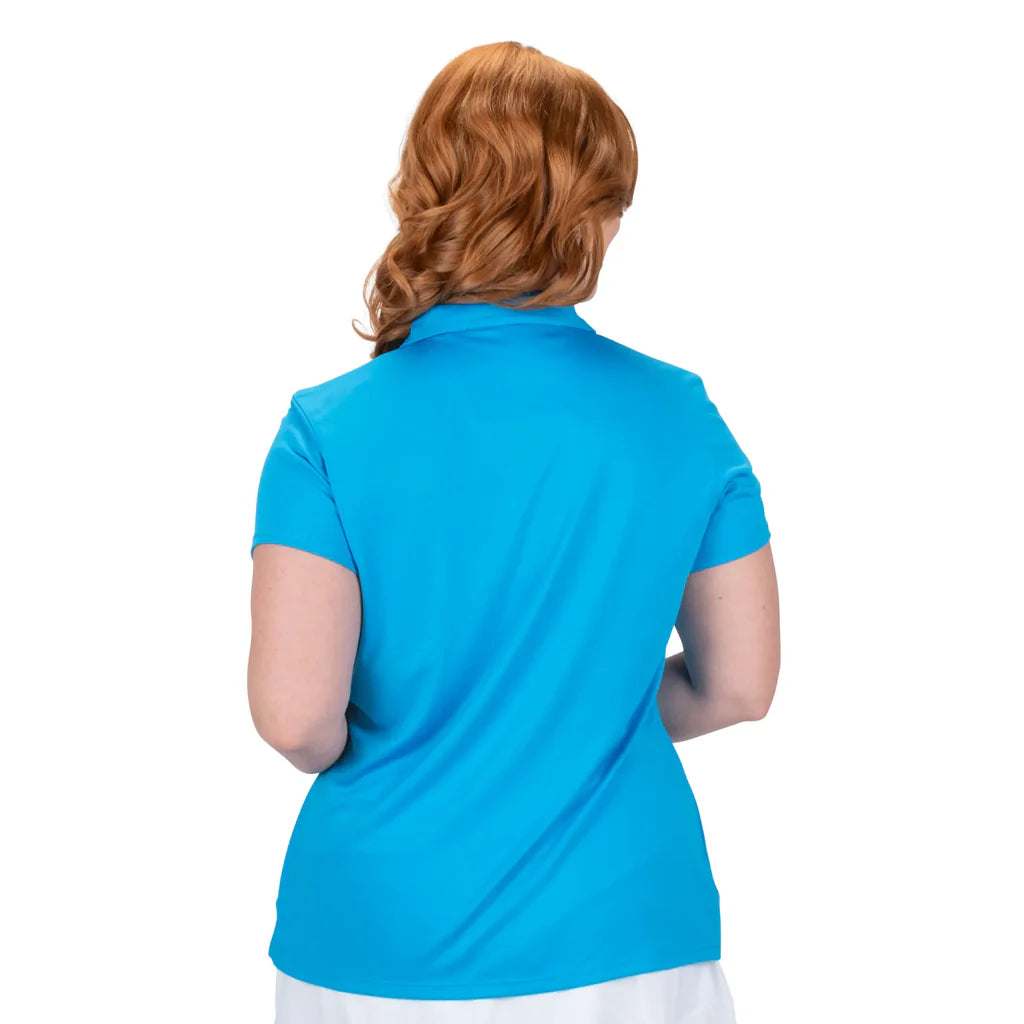 Nancy Lopez Legacy short sleeved polo - Aster