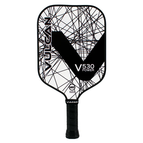 Vulcan V530 Power pickleball paddle - Black Lazer