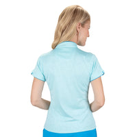 Nancy Lopez Vine short sleeved polo - Ice Multi