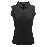 Nancy Lopez Journey Sleeveless Polo - Black