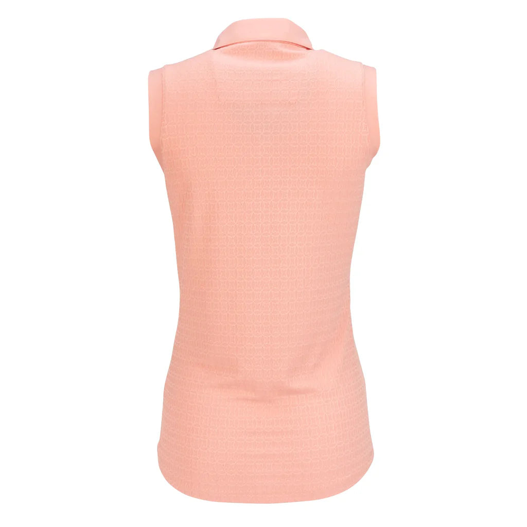 Nancy Lopez Journey Sleeveless Polo - Quartz Pink