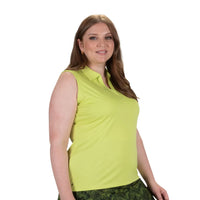 Nancy Lopez Legacy Sleeveless Polo - Cacti
