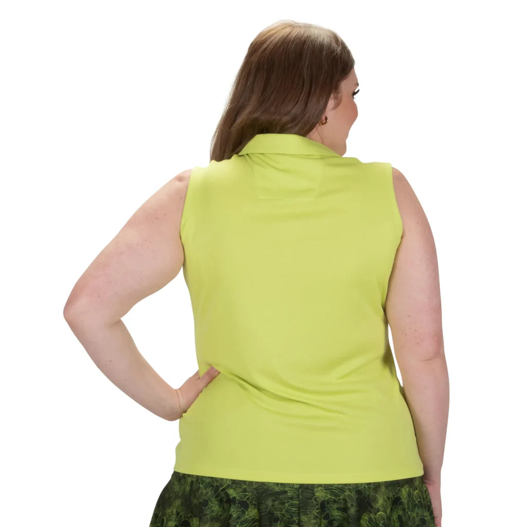 Nancy Lopez Legacy Sleeveless Polo - Cacti
