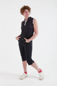 Navy City Shorts for lady golfers are the most popular shorts by far.  If you are looking for golf clothes for women then look at these fashionable, stylish light grey ladies golf shorts. Matched with the JRB Ladies Golf shirts in various stunning designs and you will look amazing when out playing your Daily Sports.
