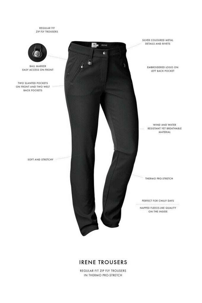 Daily Irene lined winter trousers - Navy 29" length