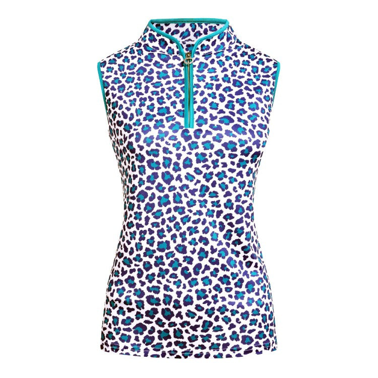 JRB SS25 Lapis Green Animal Print