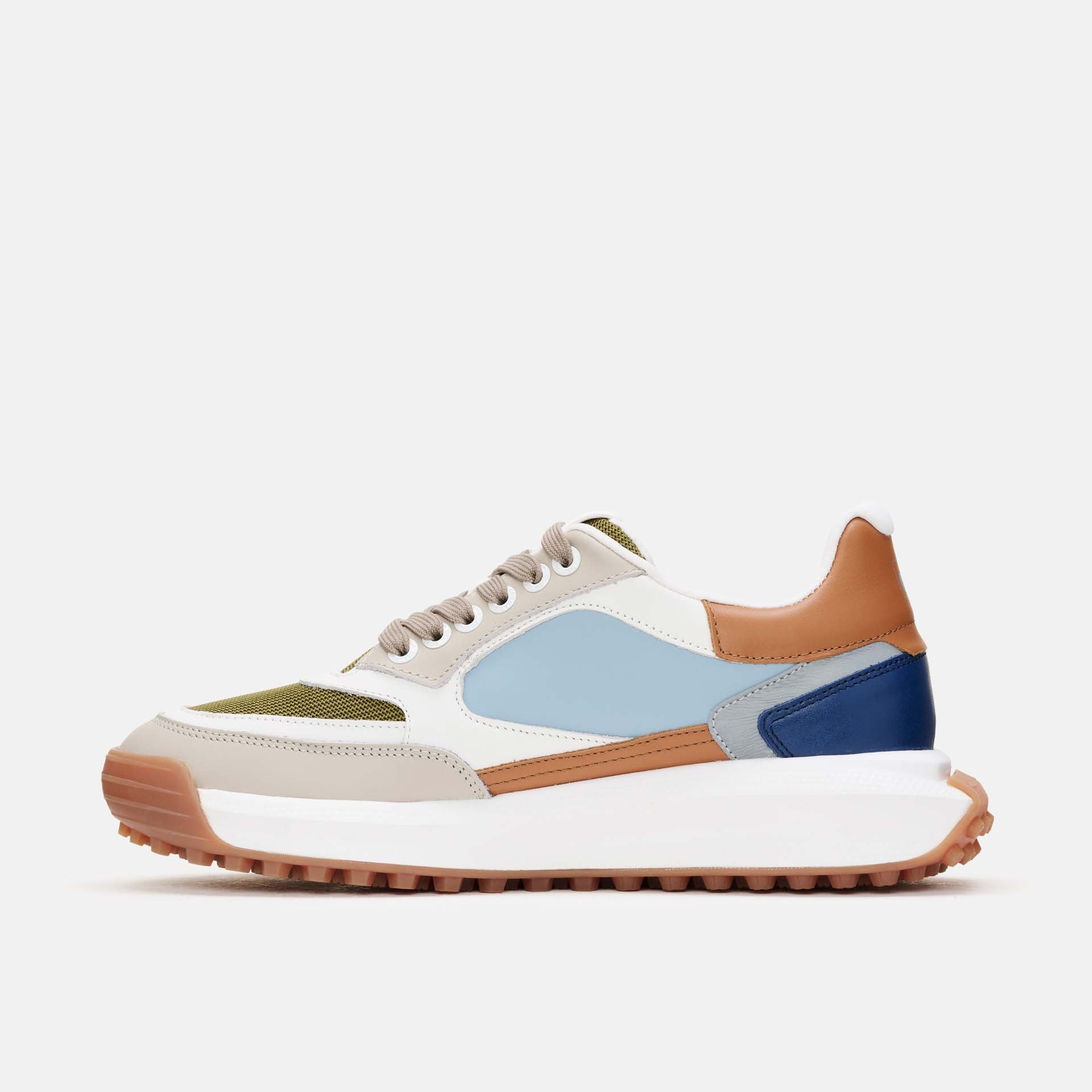 Duca del Cosma Olivera - Cognac/Blue/Grey  NEW