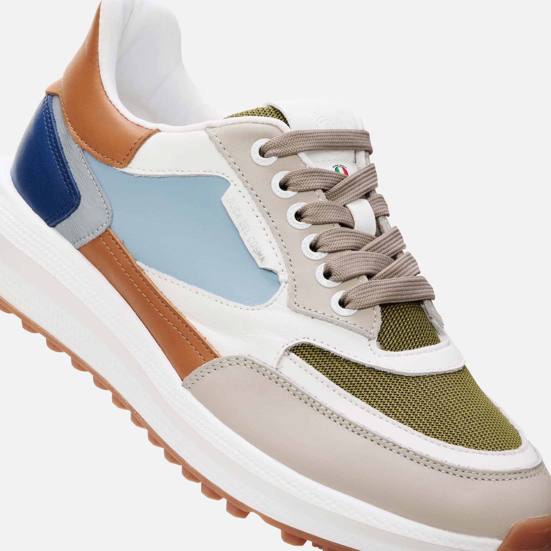 Duca del Cosma Olivera - Cognac/Blue/Grey  NEW