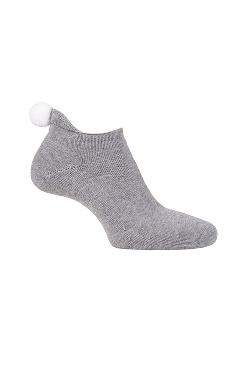 Glenmuir Pom Pom socks - grey