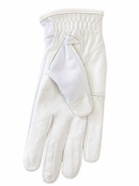 Suitably Sporty Leather Sun Glove - White (right hand)