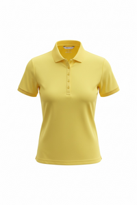 JRB Pique Short Sleeved Polo - Mellow Yellow