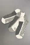 Suitably Sporty sports socks (3 pair pack) - Grey