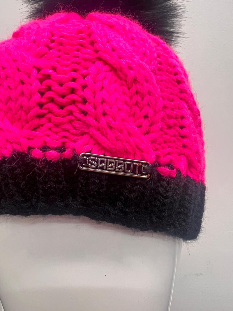 Sabbot Andrea Krazi bobble hat - Neon Pink