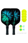 Franklin Sports Dagger 2 pickleball paddles and 4 balls set