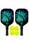 Franklin Sports Dagger 2 pickleball paddles and 4 balls set