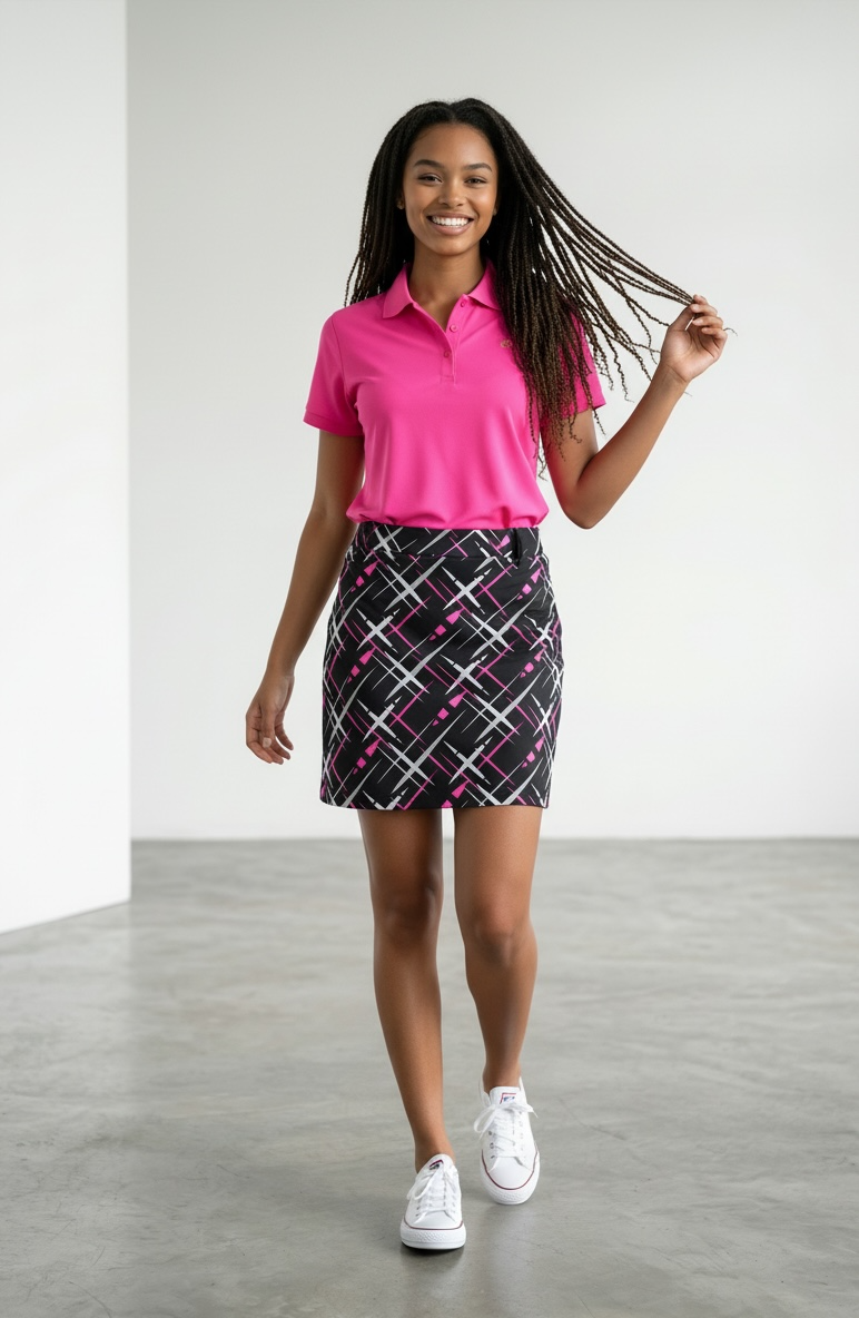 JRB Pique Short Sleeved Polo - Rose Pink