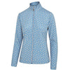 Island Green Leaf Windstopper Full Zip - Blue