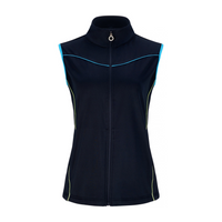 JRB Gilet/Vest - Navy with Lime/River Blue Piping