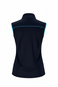 JRB Gilet/Vest - Navy with Lime/River Blue Piping