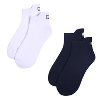 JRB Sports Socks (pack of 2) - Navy and White