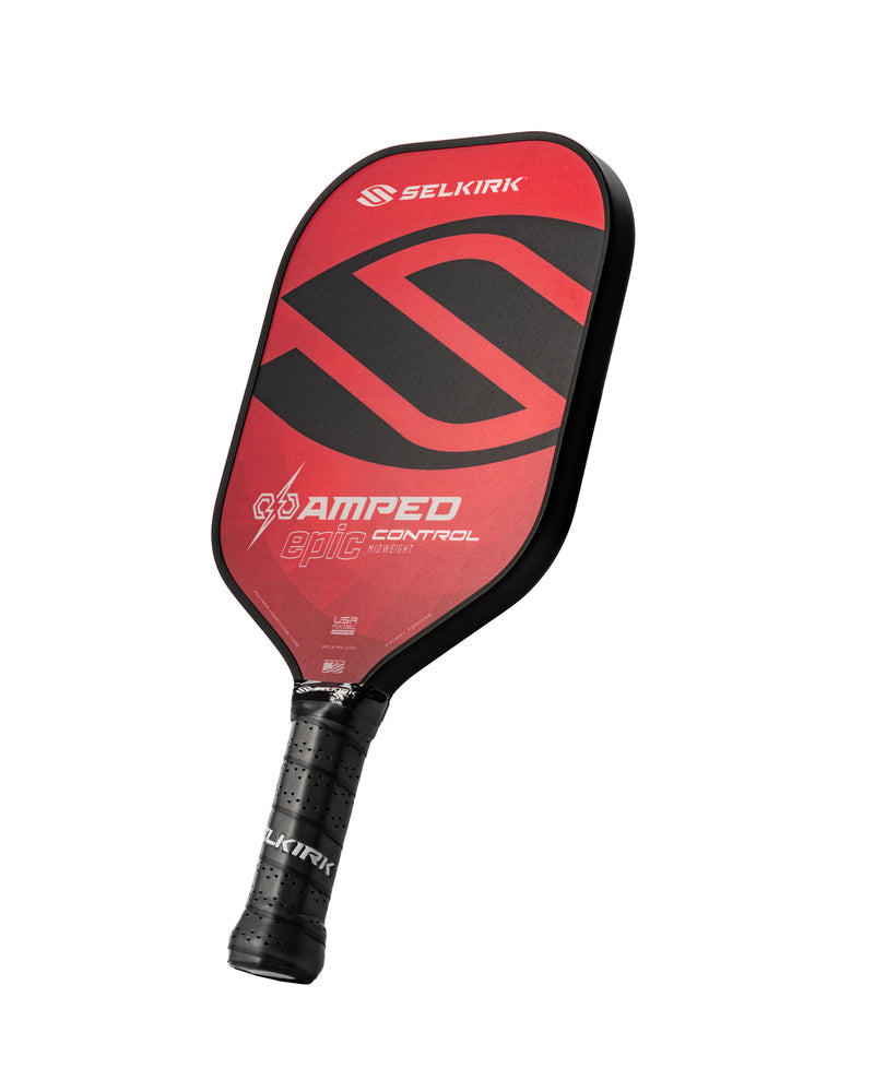 Selkirk Amped Epic Mid Weight pickleball paddle - Selkirk Red