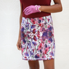 Famara A-line Art skort - Anemone