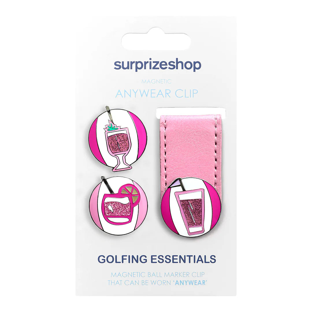 Ball marker Anywear Clip - Pink Cocktails