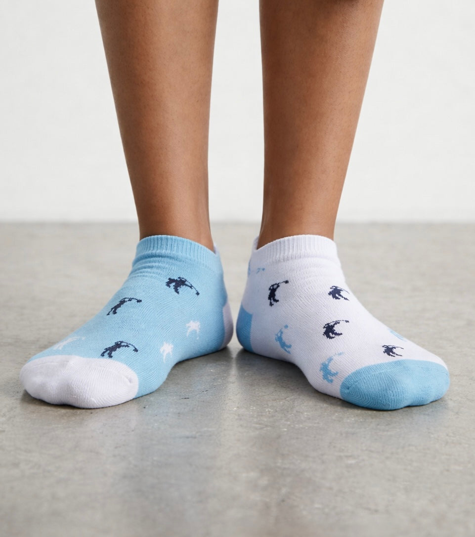 JRB Sports Socks (pack of 2) - River Blue Golf Print