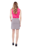 Swing Control skort (18") - Pink Geo print