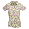 Nancy Lopez Bloom short sleeved polo - White multi floral