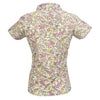 Nancy Lopez Bloom short sleeved polo - White multi floral