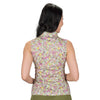 Nancy Lopez Bloom sleeveless polo - White multi floral