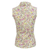 Nancy Lopez Bloom sleeveless polo - White multi floral
