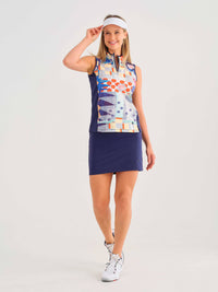 Dolcezza Sleeveless top - Blue Road