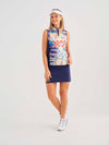Dolcezza Sleeveless top - Blue Road