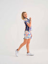 Dolcezza Short Sleeved top - Blue Road