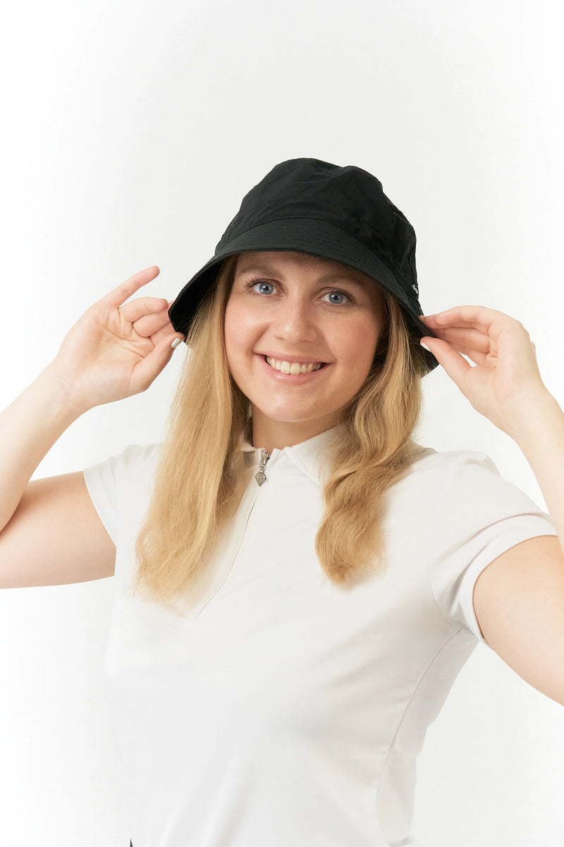 Waterproof Bucket rain hat - navy, black or pink