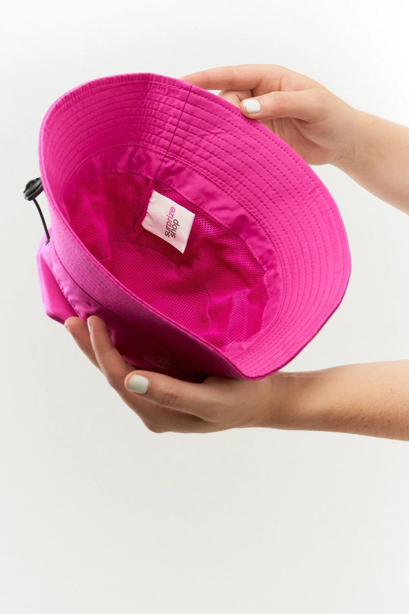 Waterproof Bucket rain hat - navy, black or pink