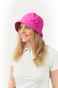 Waterproof Bucket rain hat - navy, black or pink