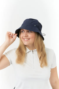 Waterproof Bucket rain hat - navy, black or pink