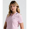 Original Penguin Ribbed Short Sleeved top - Charm Pink