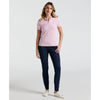 Original Penguin Ribbed Short Sleeved top - Charm Pink