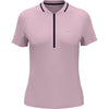 Original Penguin Ribbed Short Sleeved top - Charm Pink