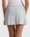 Original Penguin Side Pleat Skort - Charm Pink print